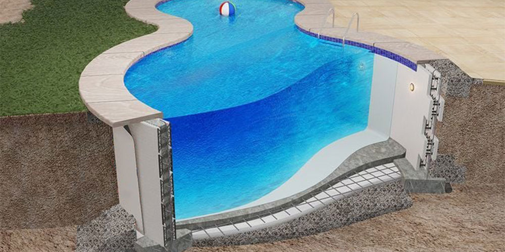 Construction and insulation of the pool