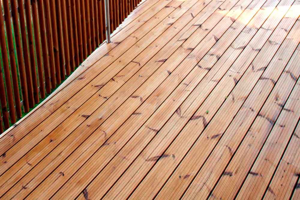 Waterproofing and Raw Wood Resin Application